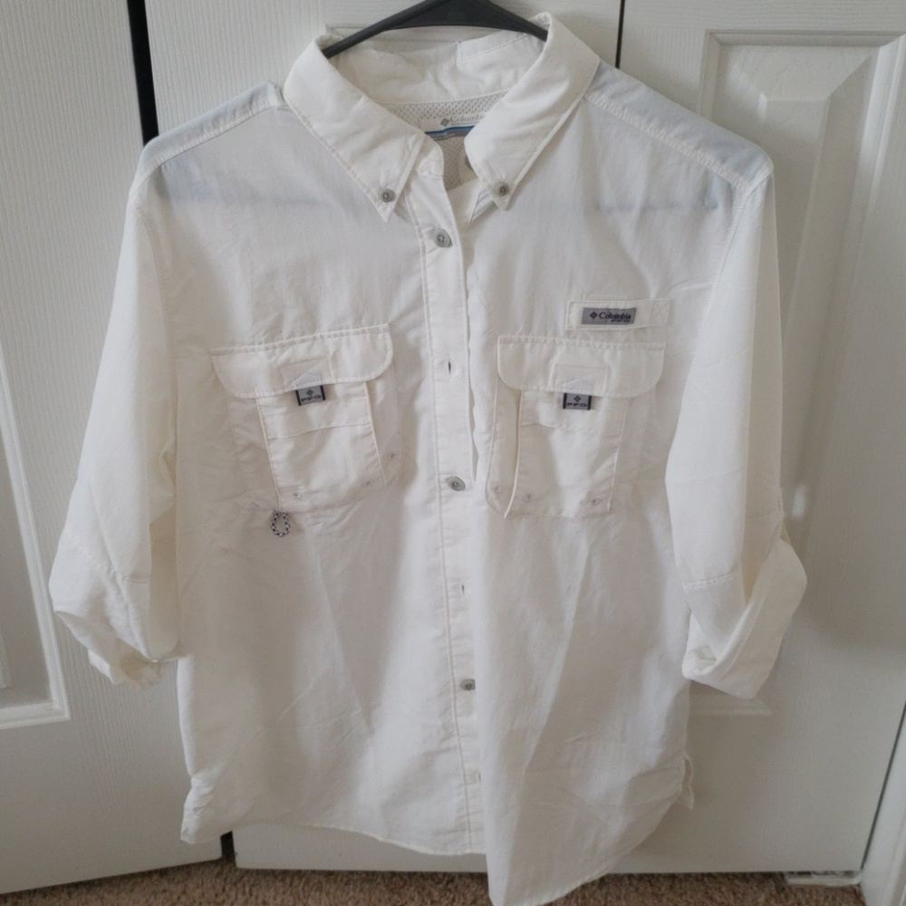 White Columbia pfg shirt